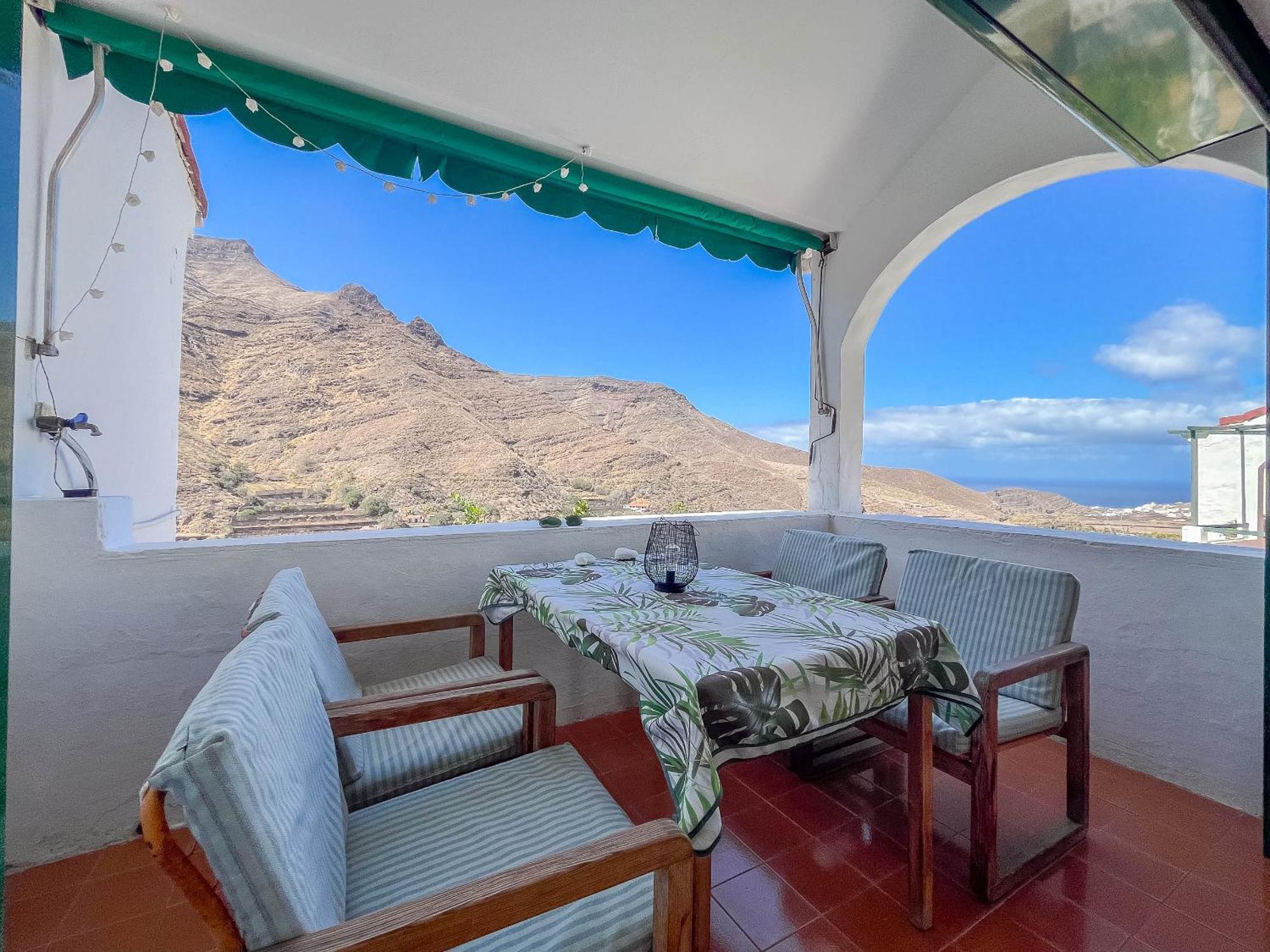 Apartamento Casa Carmen Agaete Con Terraza Y Vistas Al Mar Exterior foto