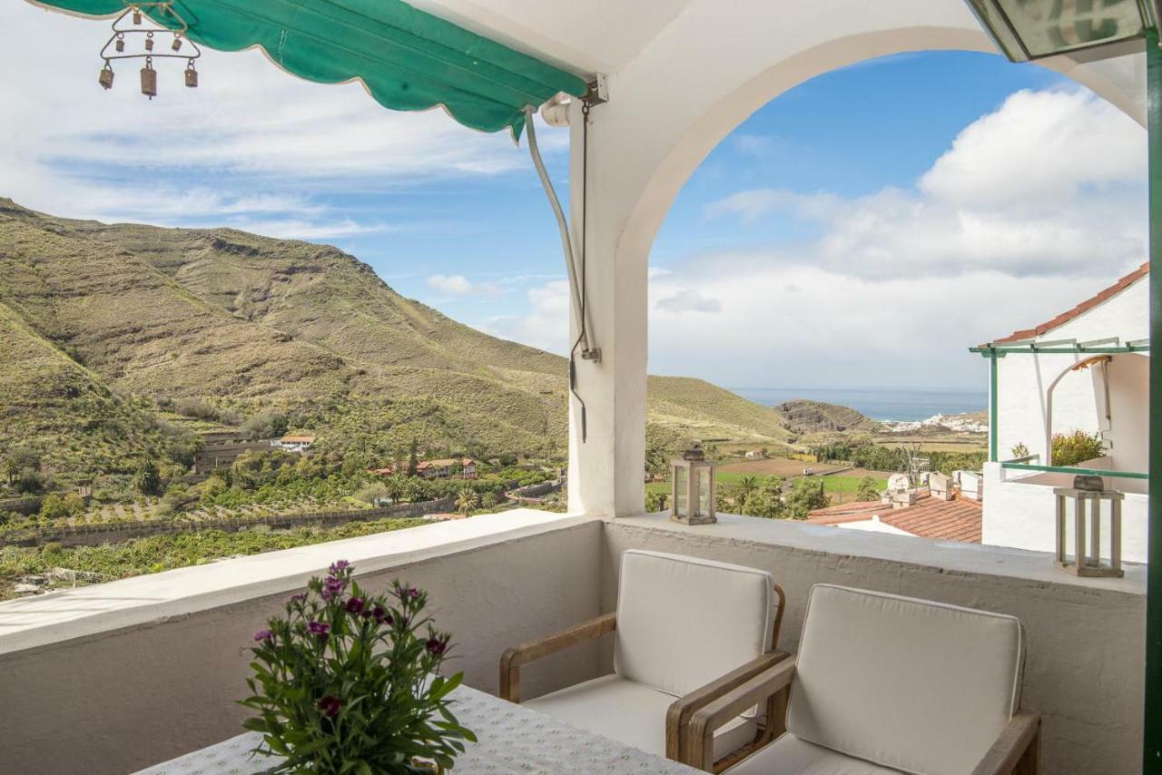 Apartamento Casa Carmen Agaete Con Terraza Y Vistas Al Mar Exterior foto